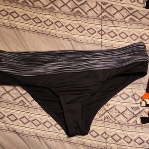 TYR Black and Gray Women's Bikini Bottom Never Used